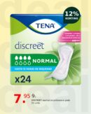 DISCREET normal incontinence pads 24 units
